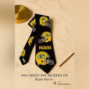 Vintage 1996 Green Bay Packers Helmet Tie – Ralph Marlin & Co. NFL Licensed